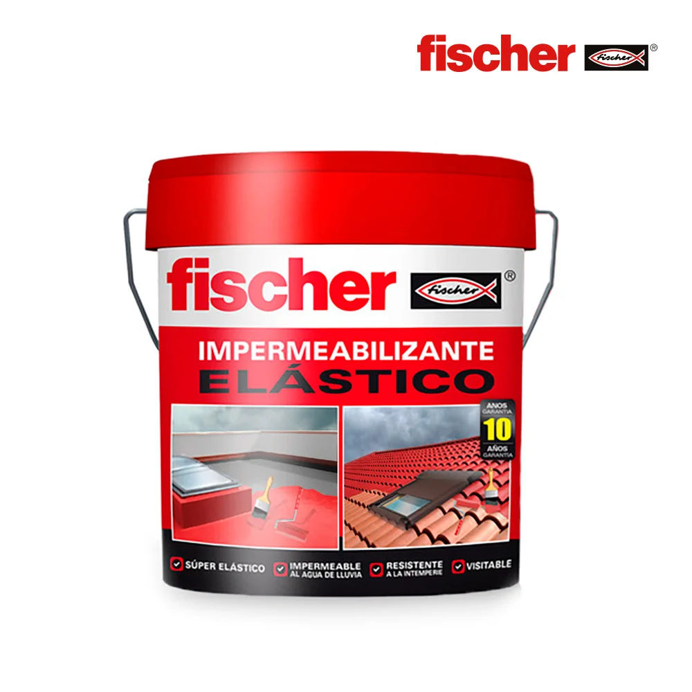 Impermeabilizante El&aacute;stico 4l Fischer