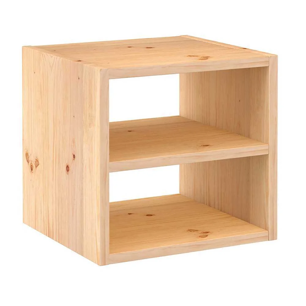 Estante Modular 1 Cubo + Prateleira Interm&eacute;dia Di.