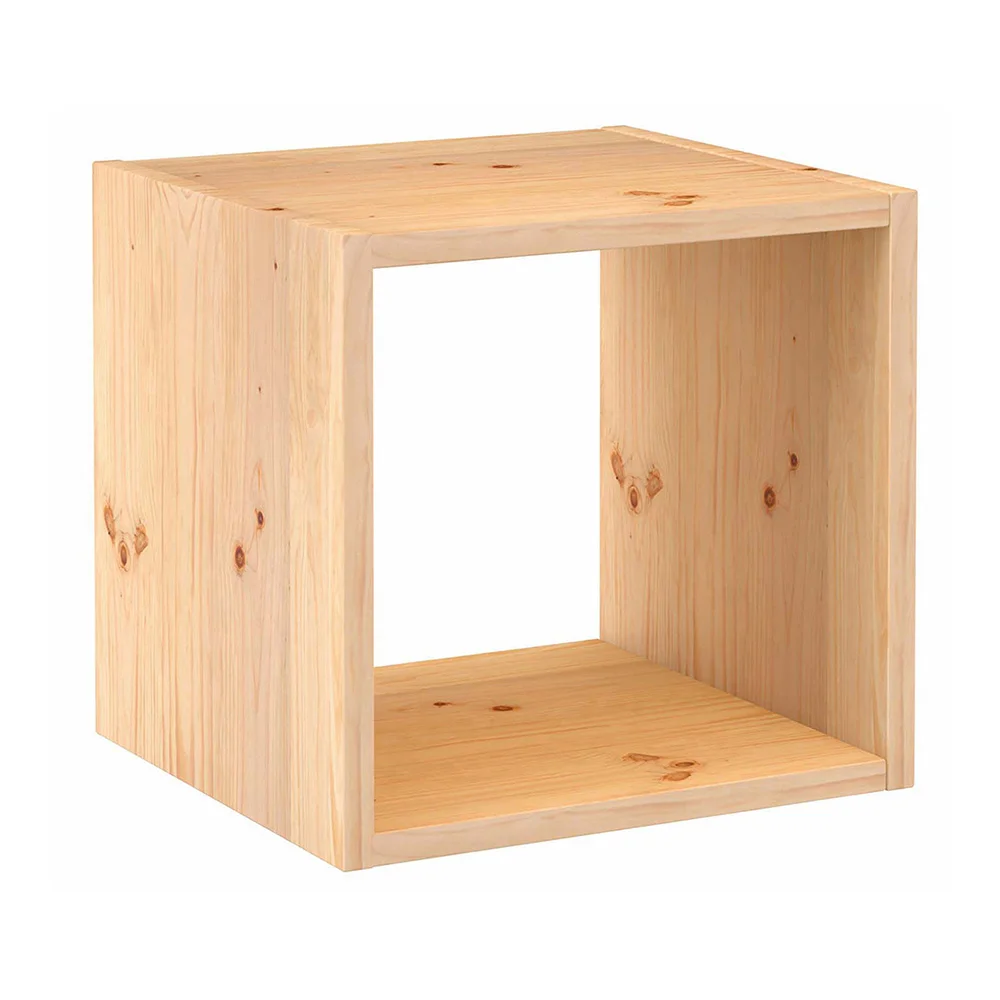 Estante Modular 1 Cubo Dinamic Pinho Maci&ccedil;o Astig.