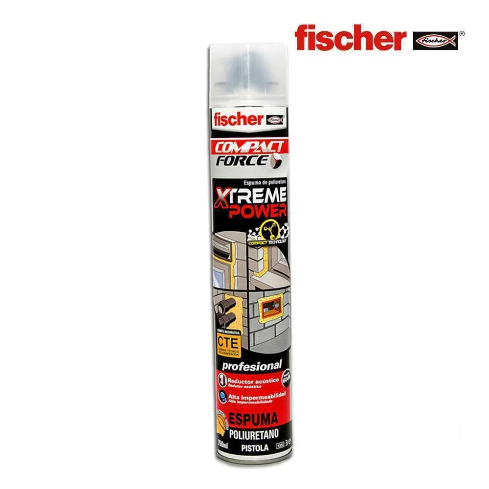 Espuma Pu Extreme Power Pistola 750ml 53436 Fischer