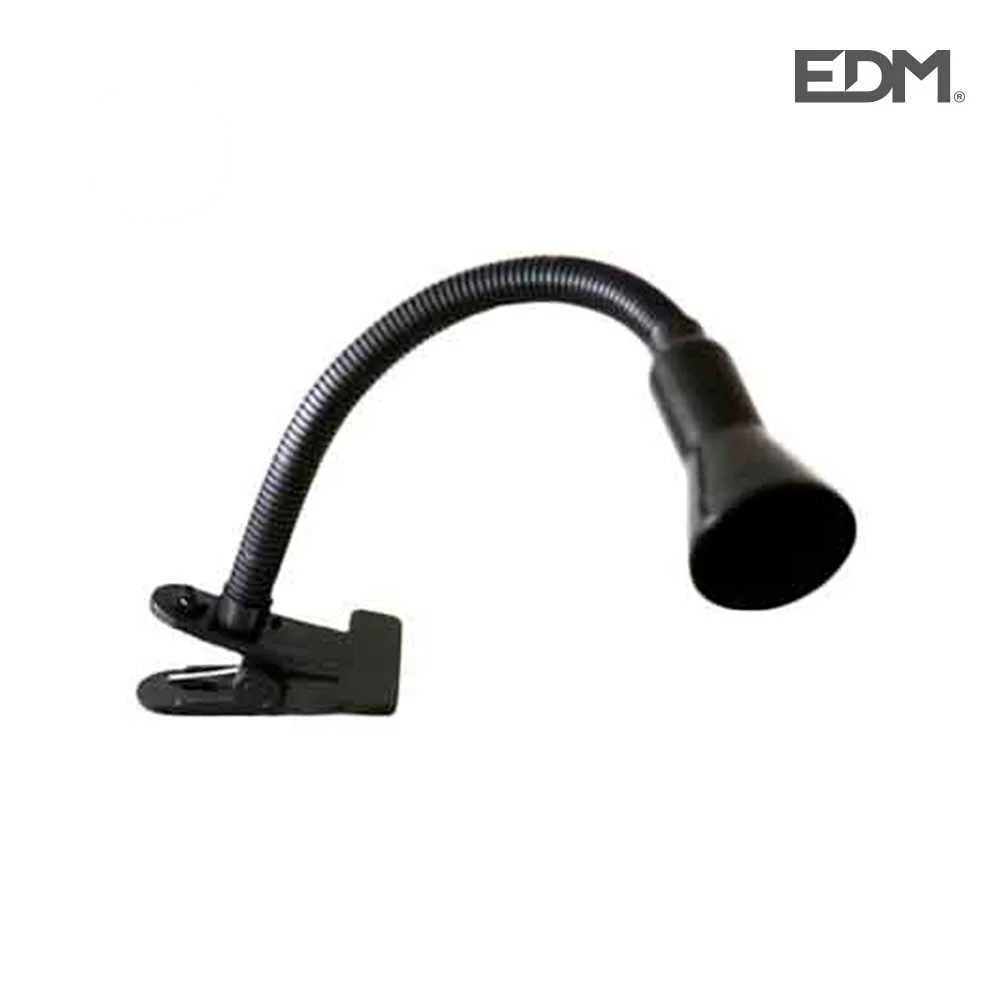 Candeeiro com Mola para Fixa&ccedil;&atilde;o Modelo Tokyo E14 40w Cor Preto Edm