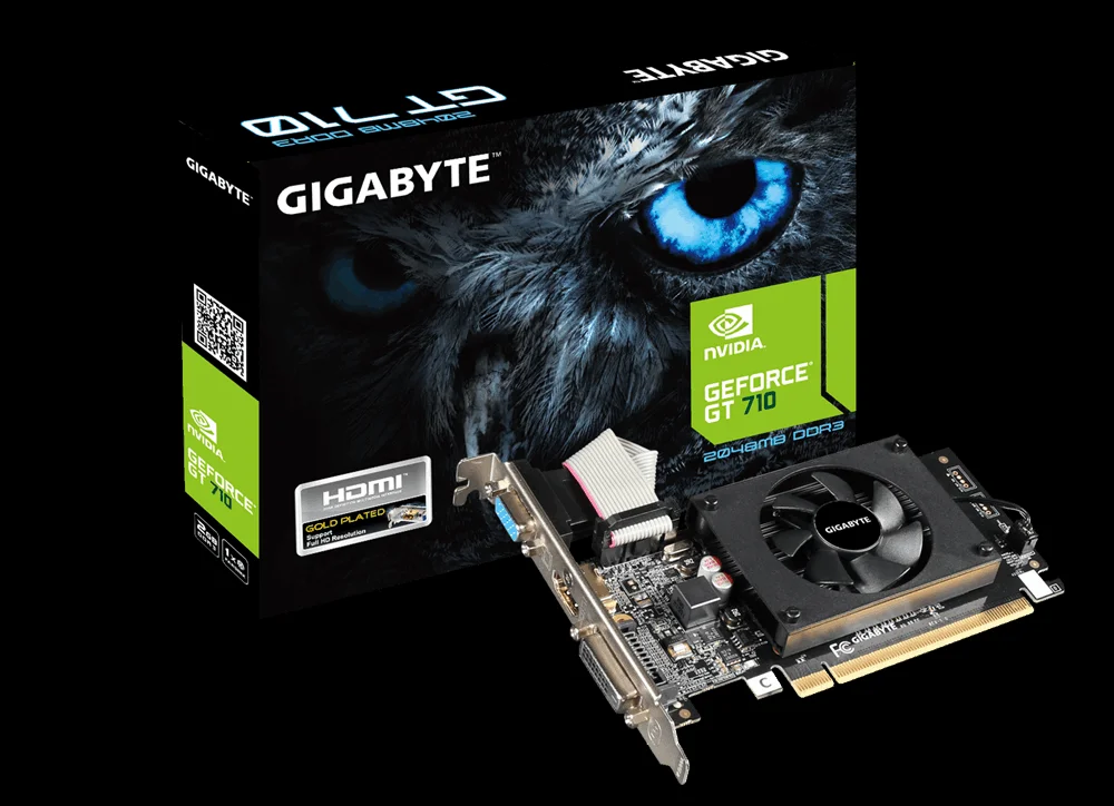 Tarjeta Gr&atilde;fica Gigabyte Gt 710 2gb Gddr3 2.0