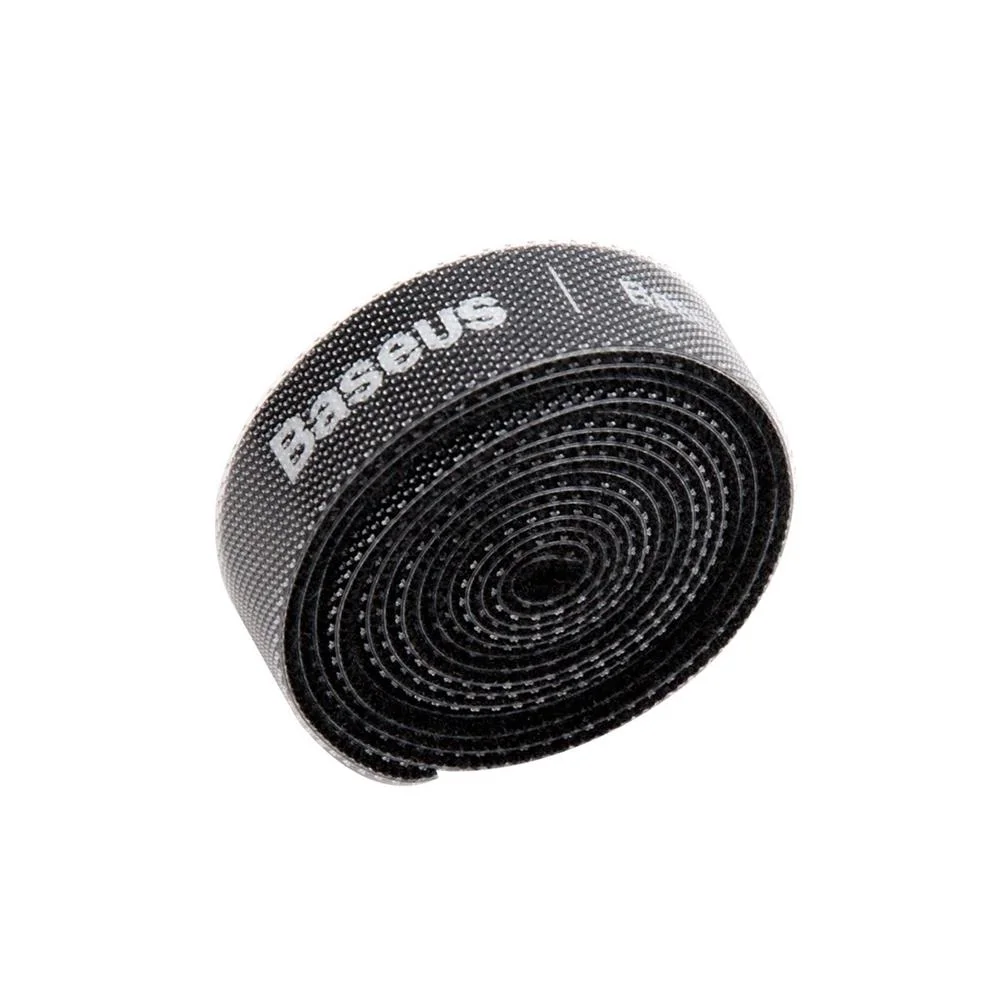 Organizador de Cabos Velcro 1m Preto