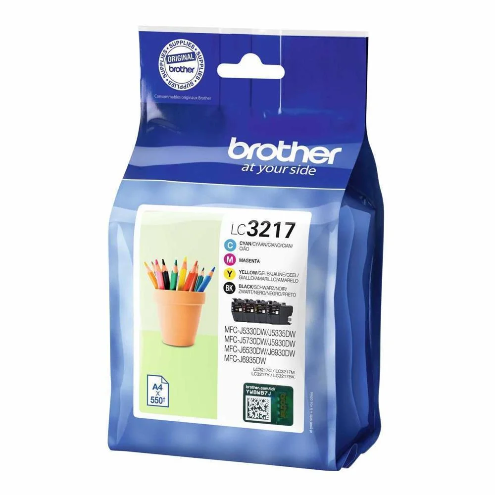 Brother Lc-3217val, Tinta &agrave; Base de Pigmentos, 55.