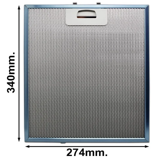 Filtro Met&aacute;lico para Campana Teka Dj650 Medidas 3.