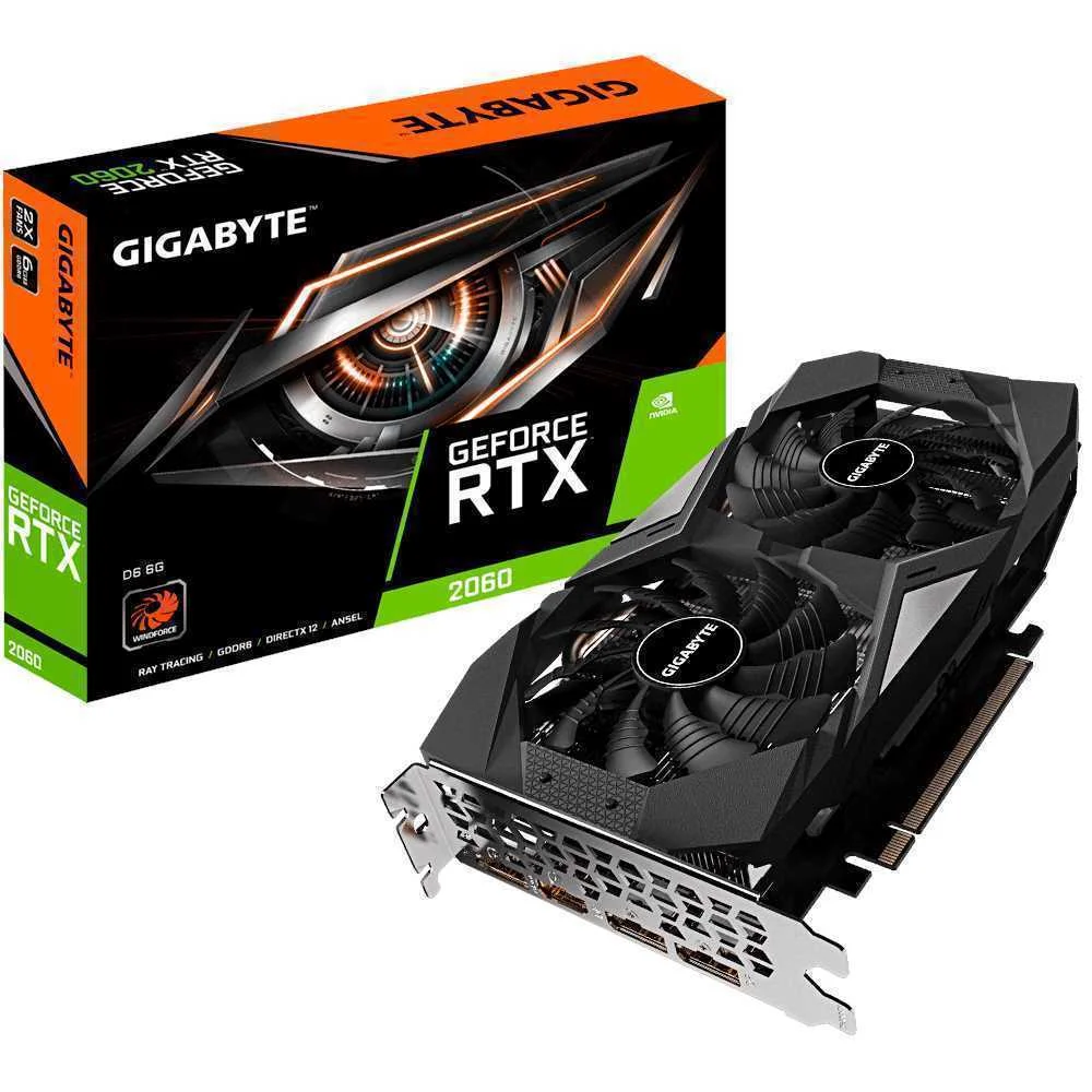 Gigabyte Gv-N2060d6-6gd Graphics Card Nvidia Gefo.
