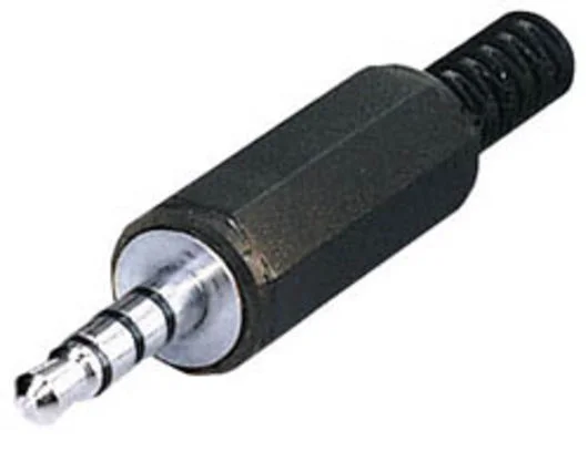 Conector Jack Macho 3,5 Mm 4 Vias