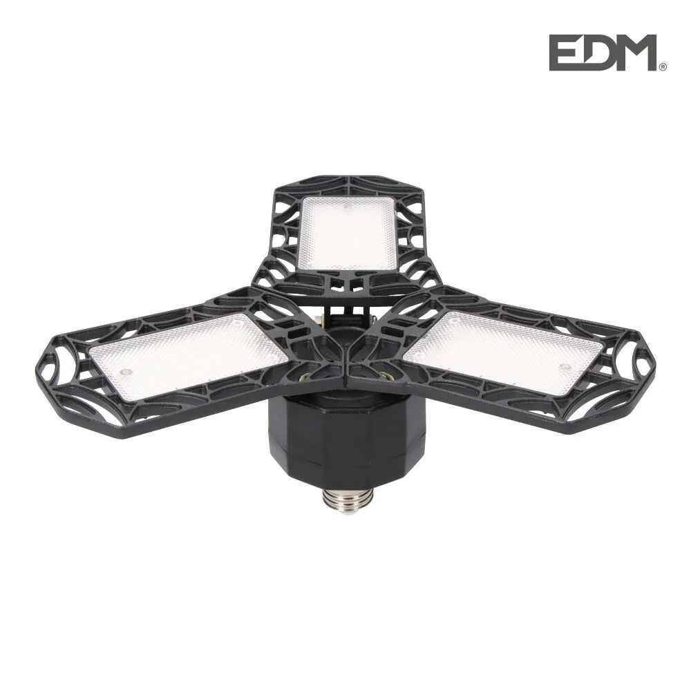 L&acirc;mpada "Leaf" LED E27 60w 6000lm 6500k Luz Fria &Oslash;12,5x13,5cm Edm