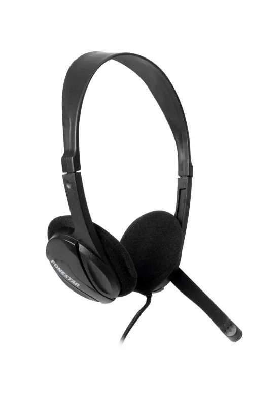 Auscultadores Fonestar Pc C/ Microfone Flip-up