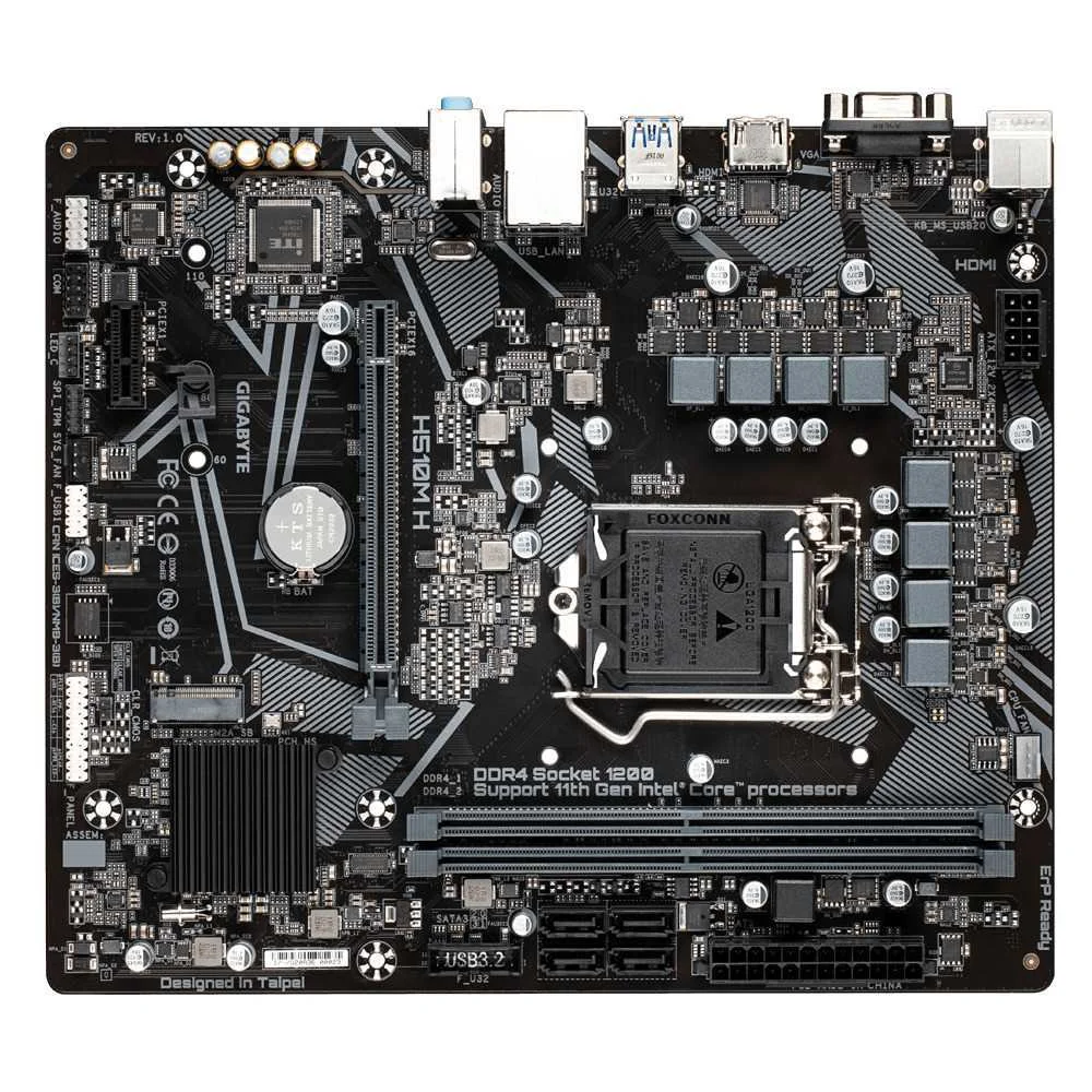 Gigabyte H510m H Placa Base Intel H510 Express Lg.