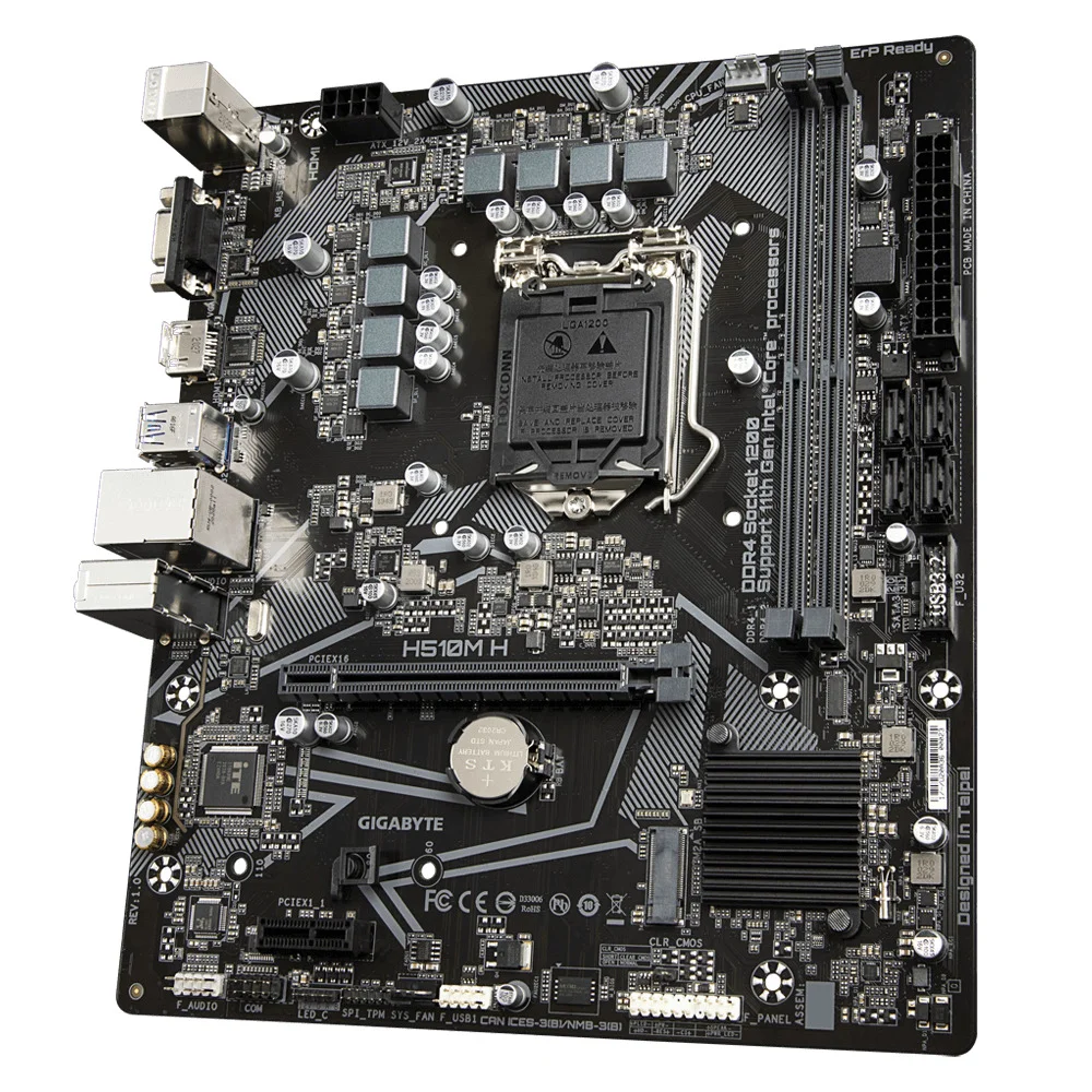 Gigabyte H510m H Placa Base Intel H510 Express Lg.