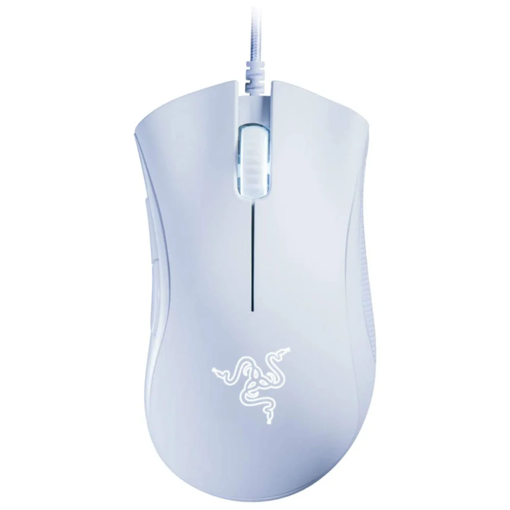 Rato &Oacute;ptico Deathadder Essential 2021 6400dpi Branco - Razer
