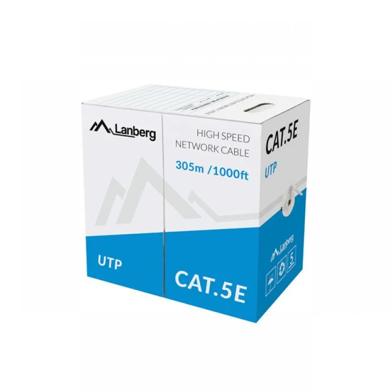 Cabo Utp Cat5e Rj45 Cca Awg24 (0.5)305m