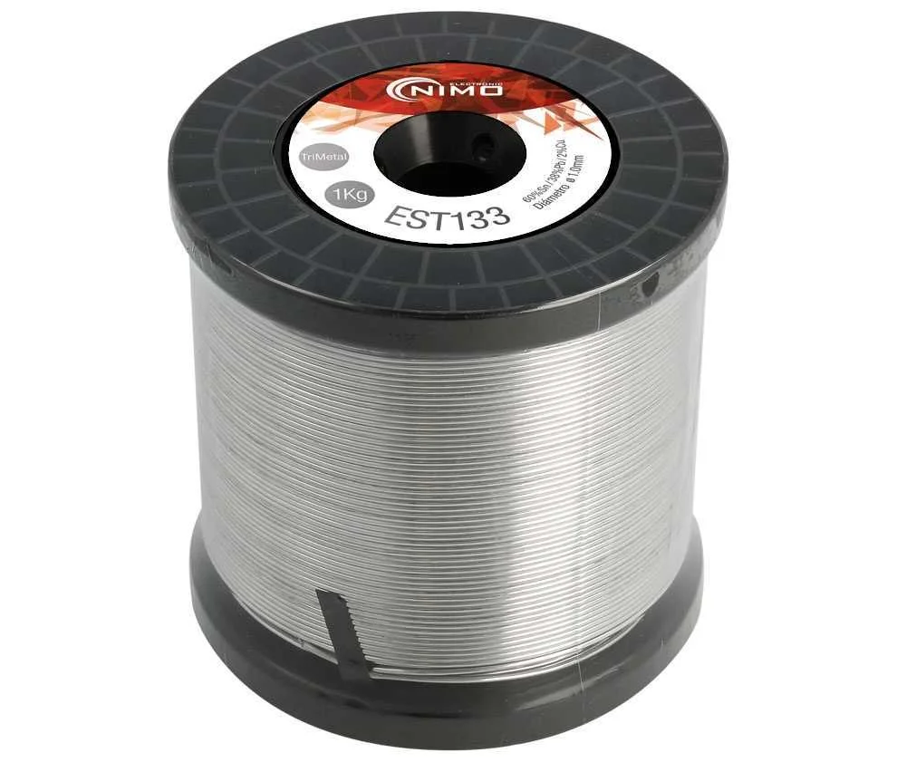 Hilo de Esta&ntilde;o Tri-Metal 60% Sn, 38% Pb, 2% Cu