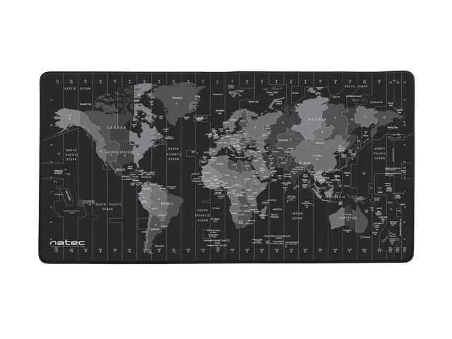 Alfombrilla Natec Time Zone Map Maxi 800x400 Mm R.