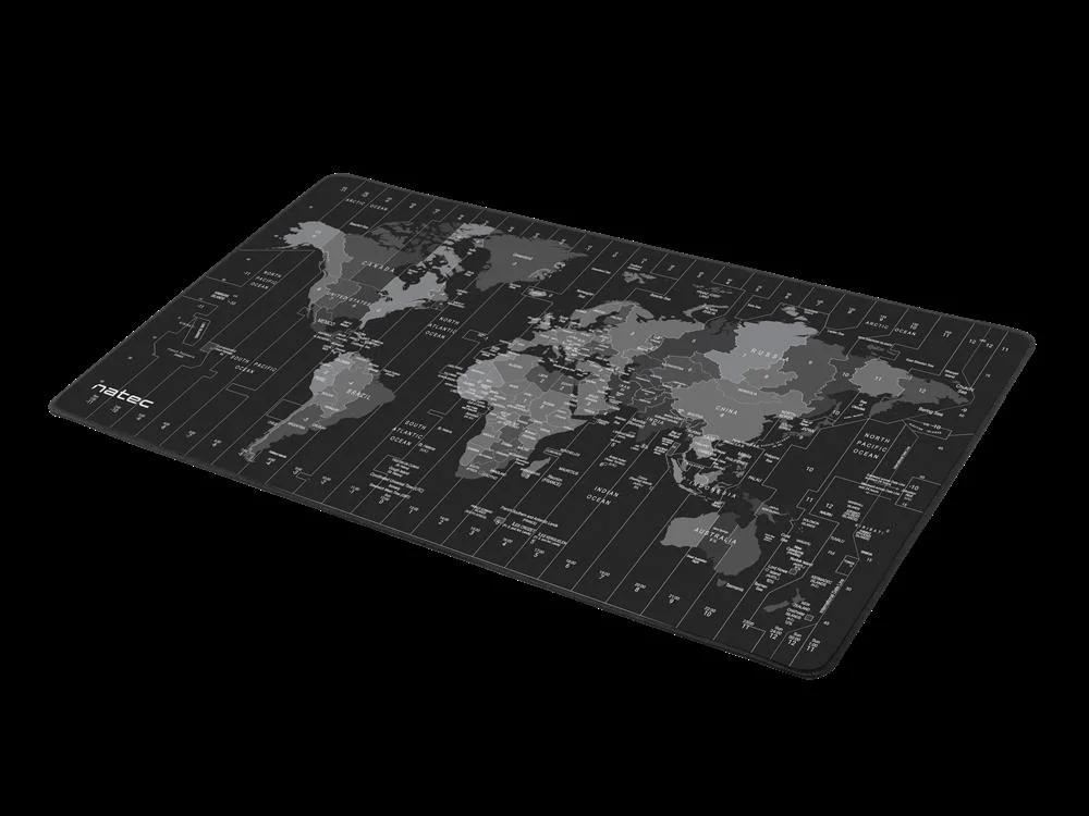 Alfombrilla Natec Time Zone Map Maxi 800x400 Mm R.