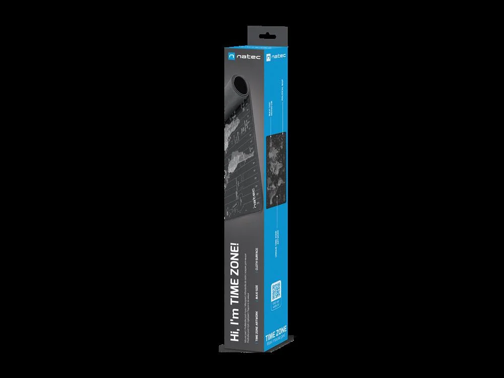 Alfombrilla Natec Time Zone Map Maxi 800x400 Mm R.