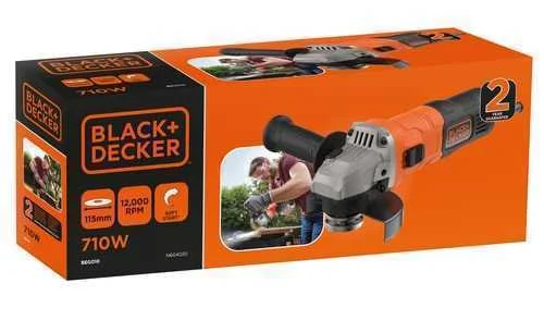 Mini Rebarbadora 710w 115mm Beg010-Qs Black+Decker
