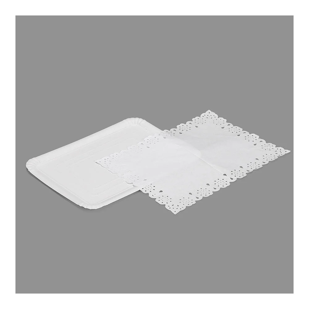 Saco com 1 Travessa Retangulares com Papel Decorativo 25x34cm