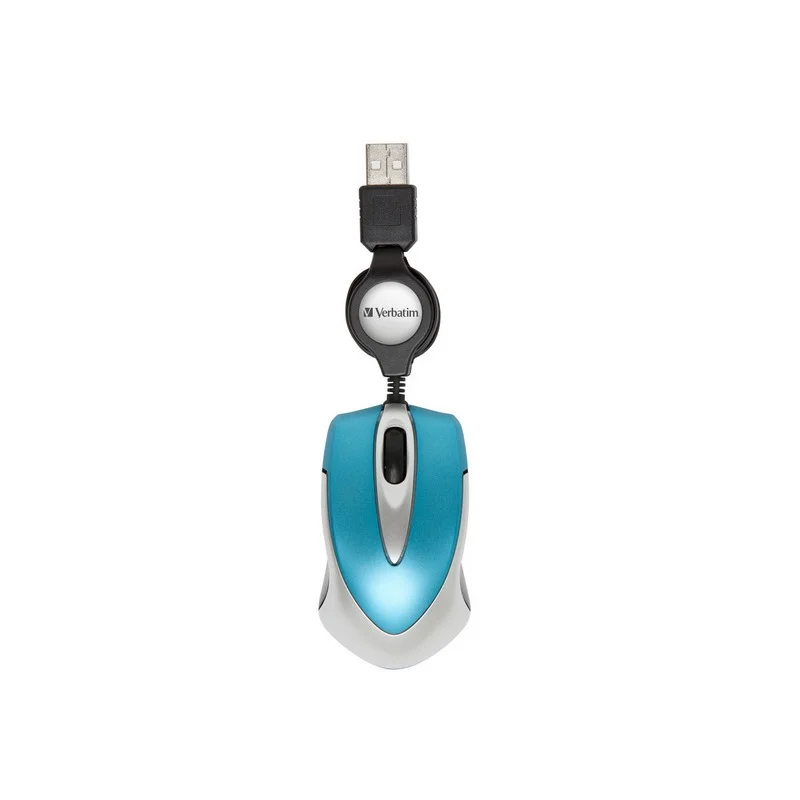 Verbatim Usb Maus Go Mini Optical Travel Caribbean Blue Retail