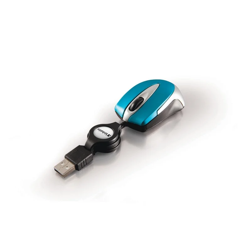 Verbatim Usb Maus Go Mini Optical Travel Caribbean Blue Retail
