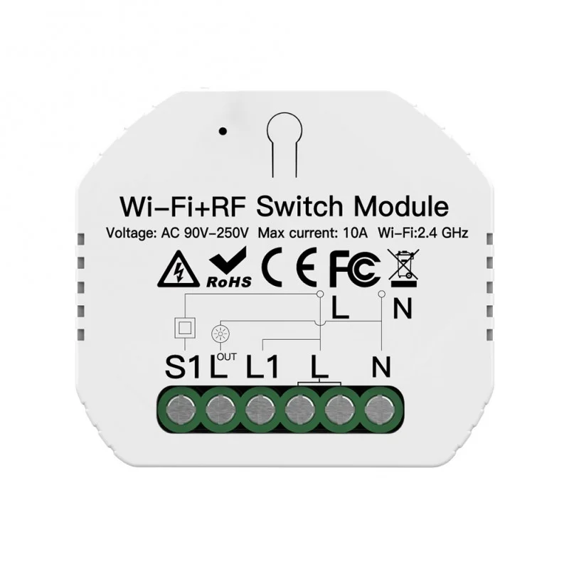 M&oacute;dulo De Ilumina&ccedil;&atilde;o Wifi + Rf 433