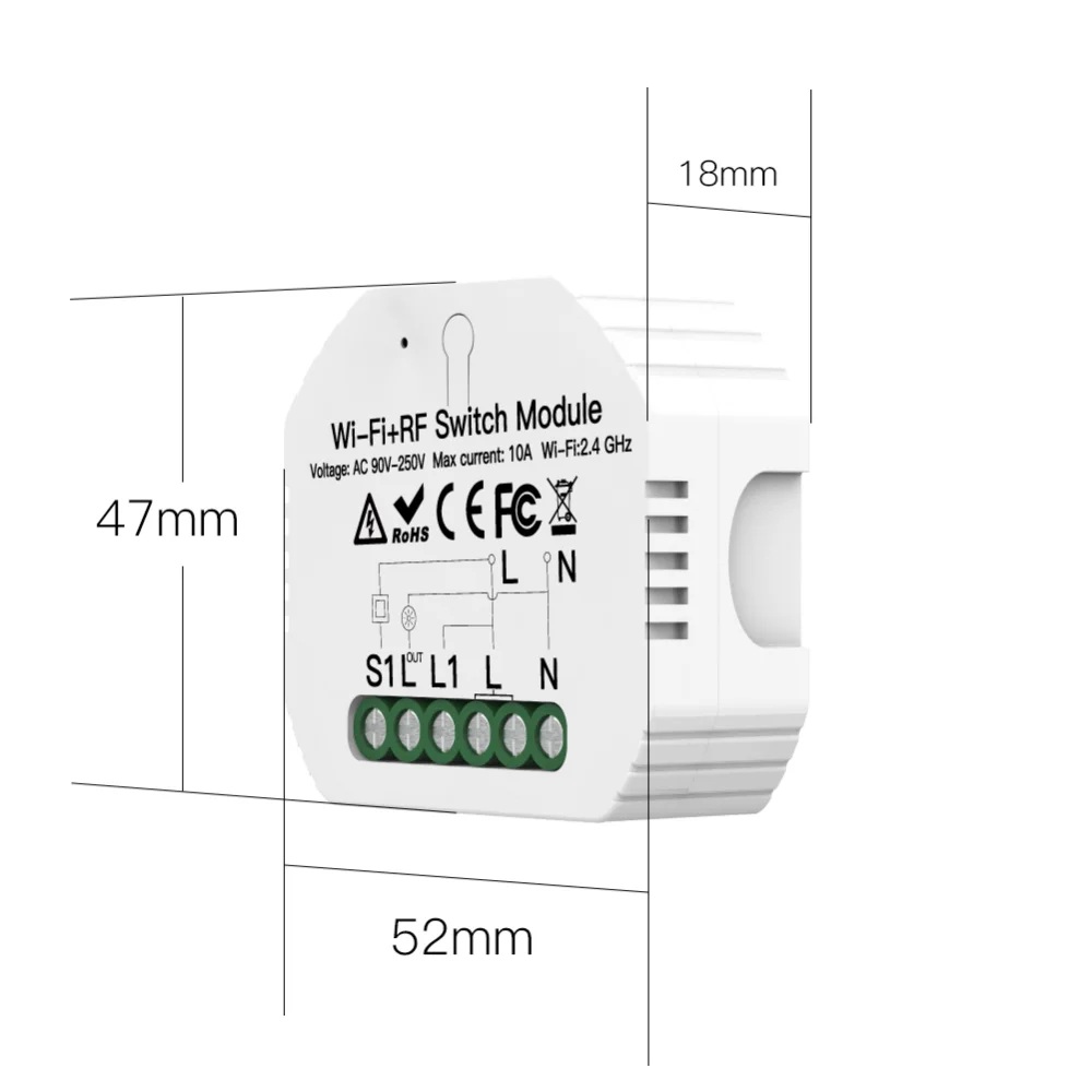 M&oacute;dulo De Ilumina&ccedil;&atilde;o Wifi + Rf 433