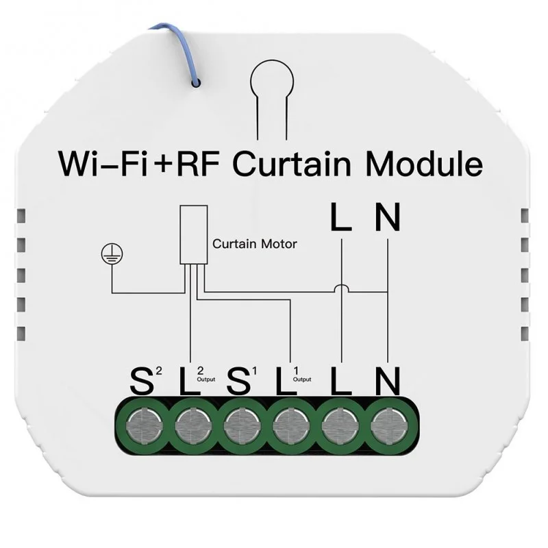M&oacute;dulo De Estores/persianas Wifi + Rf 433