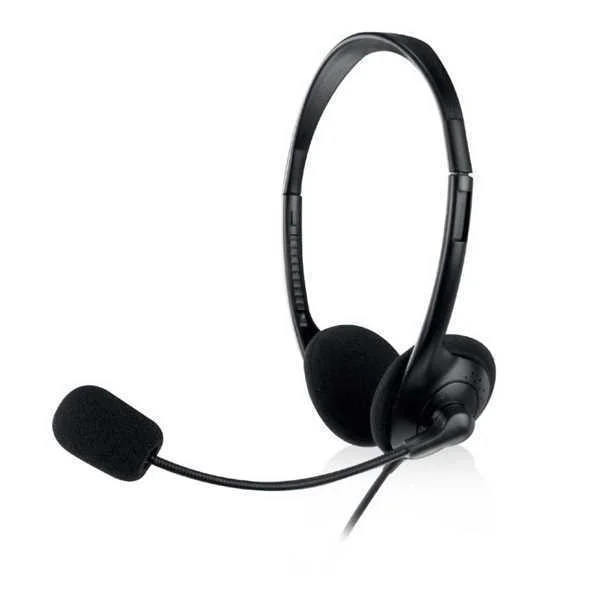 Ewent Headset C/ Mic e Comando Usb Black
