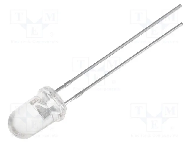 Led 5mm Rojo 3000-7000mcd 30&ordm; 20ma Frente Conv