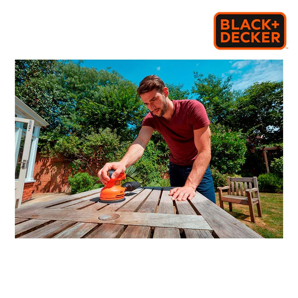 Lixadora Rotorbital 230w Bew210-Qs Black+Decker