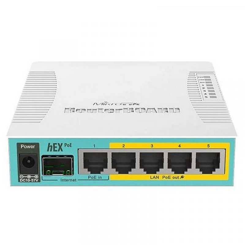 Router Mikrotik hEX PoE 800 Ghz 10/100/1000 Mbps
