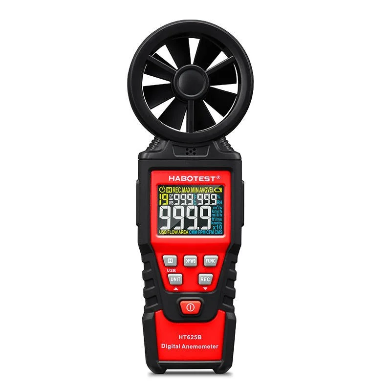 Anem&oacute;metro Digital Habotest Ht625b, Usb