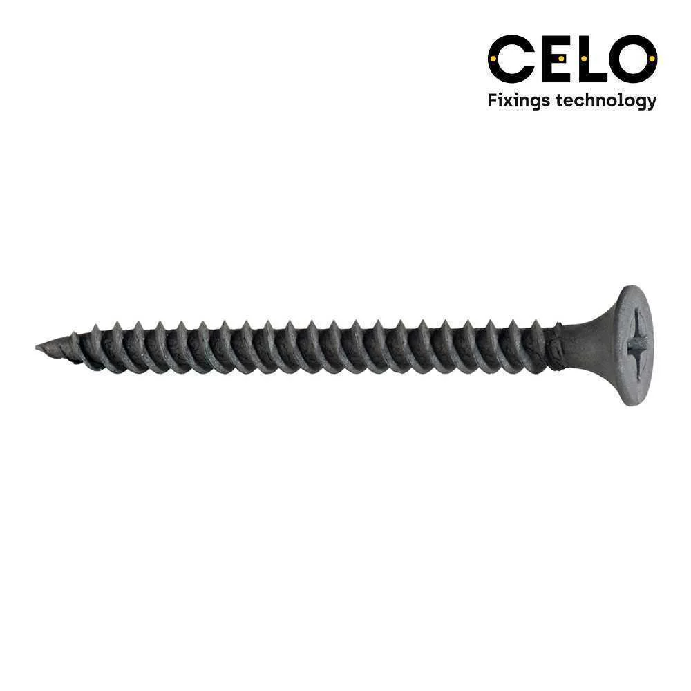 Caixa 200 Unid. Parafuso Pladur Placa-Metal Ssf &Oslash;4,2x75mm Fosfatado Celo