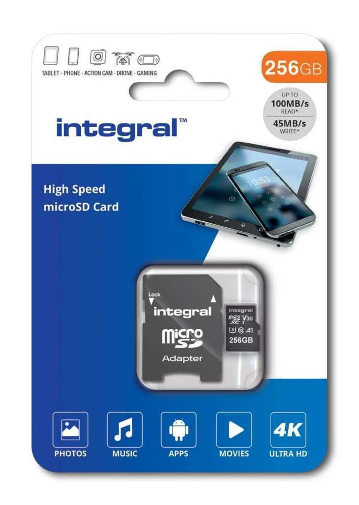 Cart&atilde;o de Mem&oacute;ria Sdxc 256 Gb