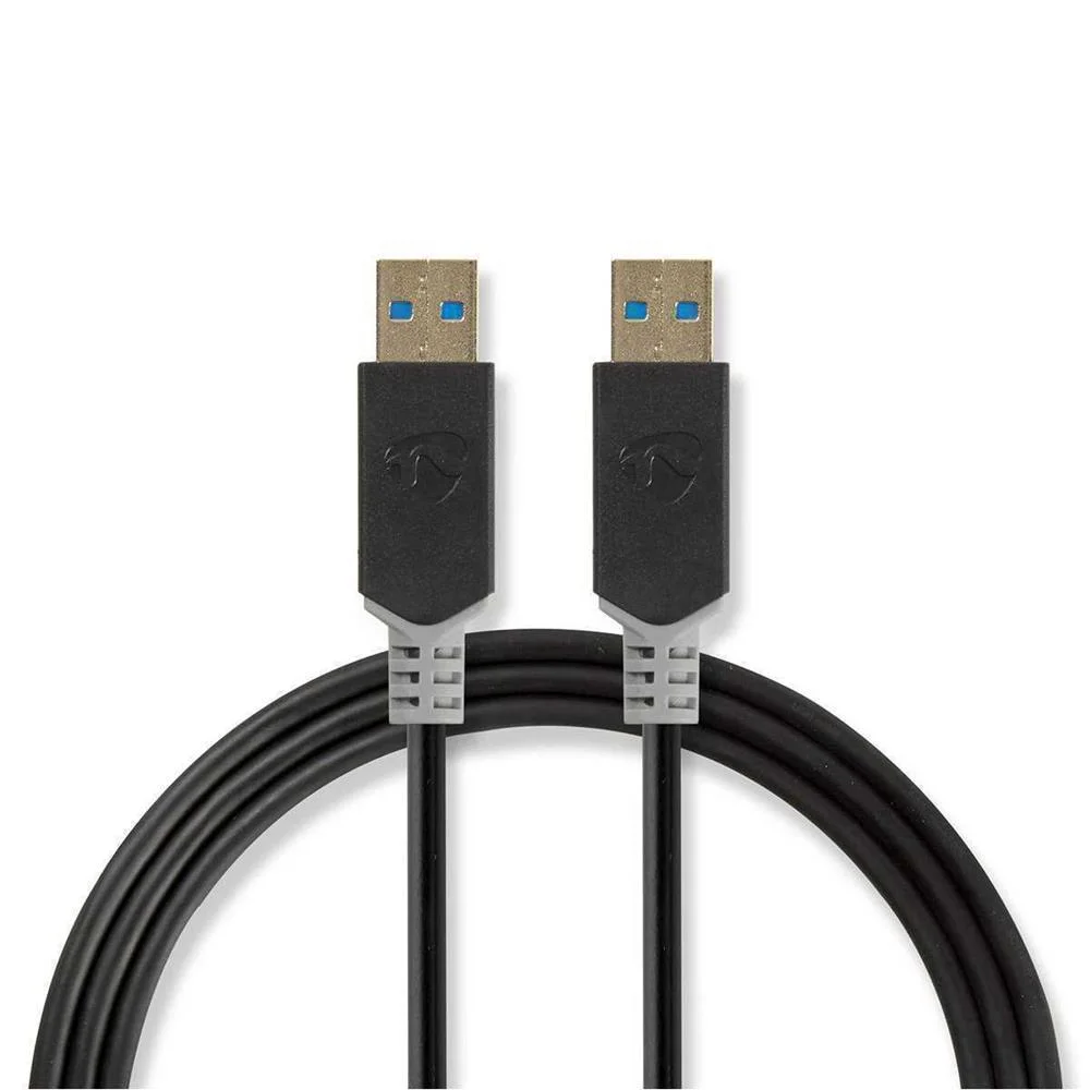 Cabo Usb 3.0 Um Macho - Um Macho 2.0 M Antr.