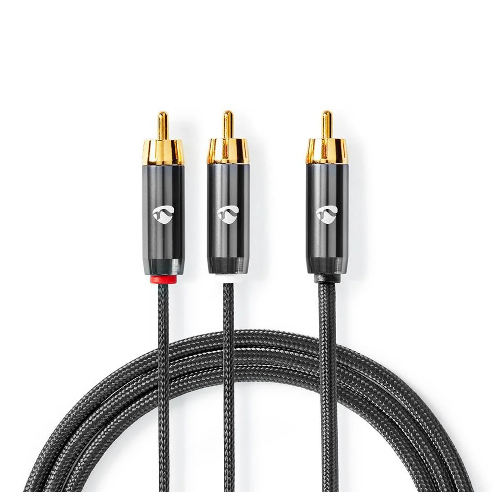 Cabo Do Subwoofer Macho Rca - 2X Macho Rca 3..