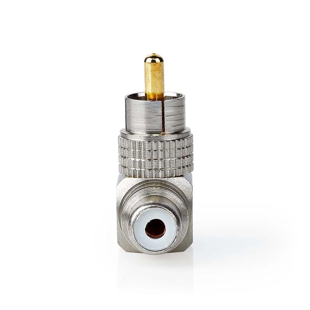 Adaptador De &Aacute;udio Mono Rca Macho Rca Fem.