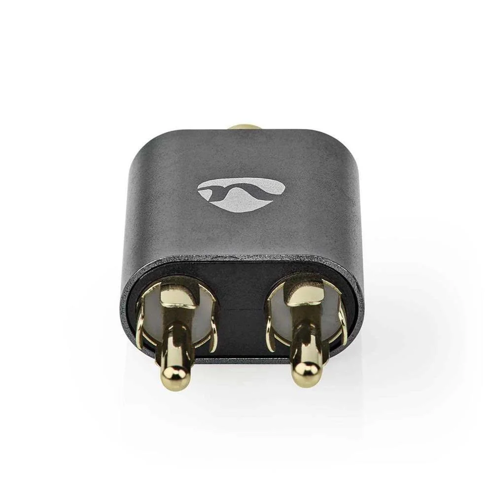 Adaptador de &Aacute;udio Stereo 2x Rca Macho 3.