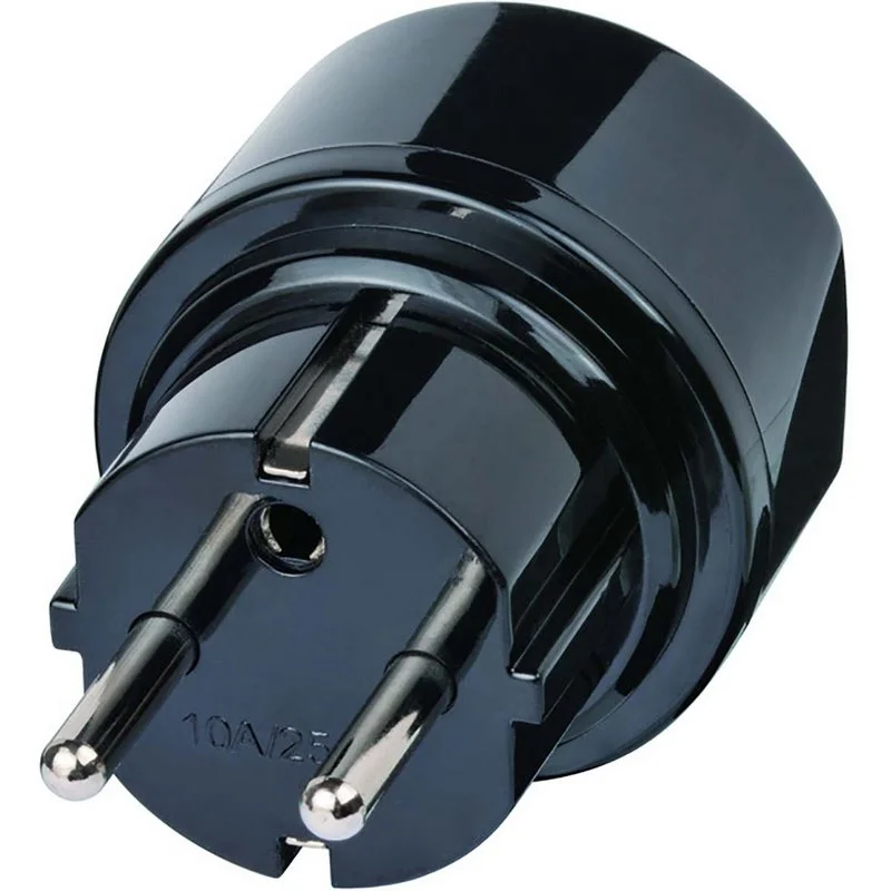 Adaptador de Viagem Aterrado Ch-To-Europe