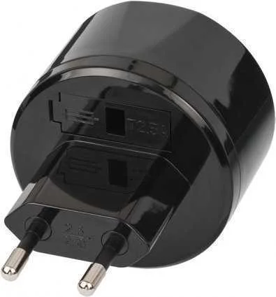 Adaptador de Viagem dos Eua para a Europa com Fus.