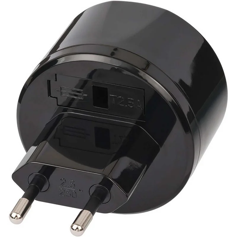 Adaptador de Viagem dos Eua para a Europa com Fus.