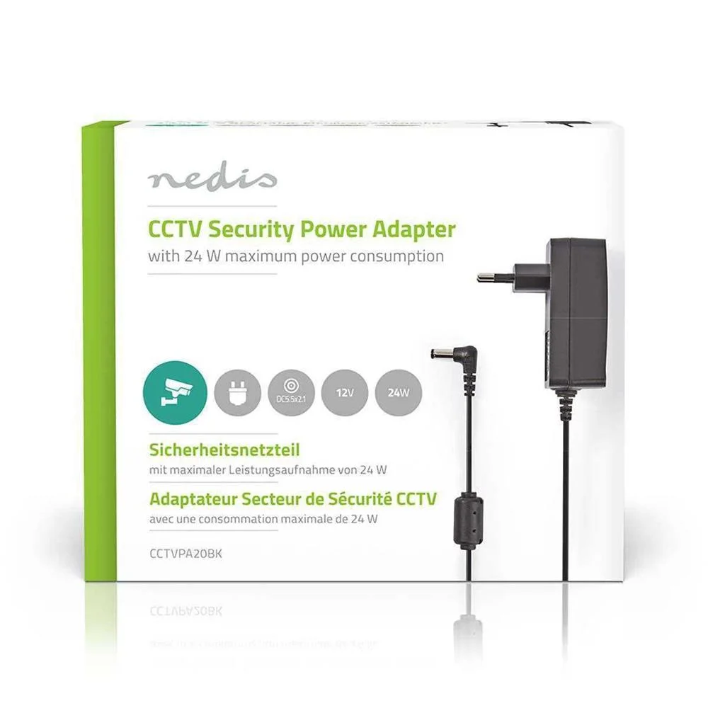 Adaptador de Alimentaci&oacute;n Cctv | 12 V Cc | 2000 M.