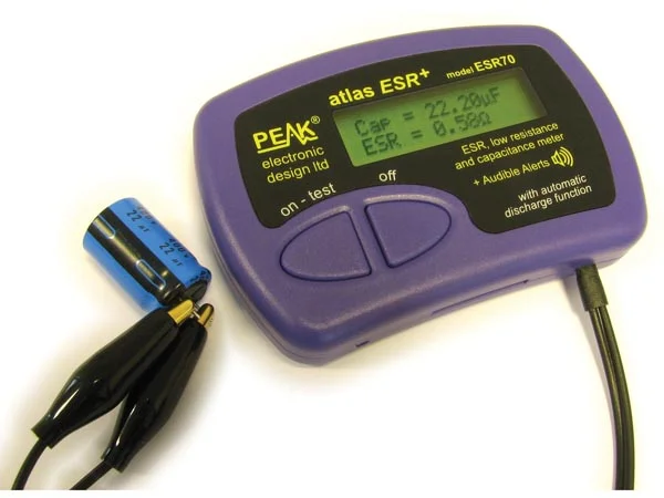 Analizador de Condensadores de Esr70