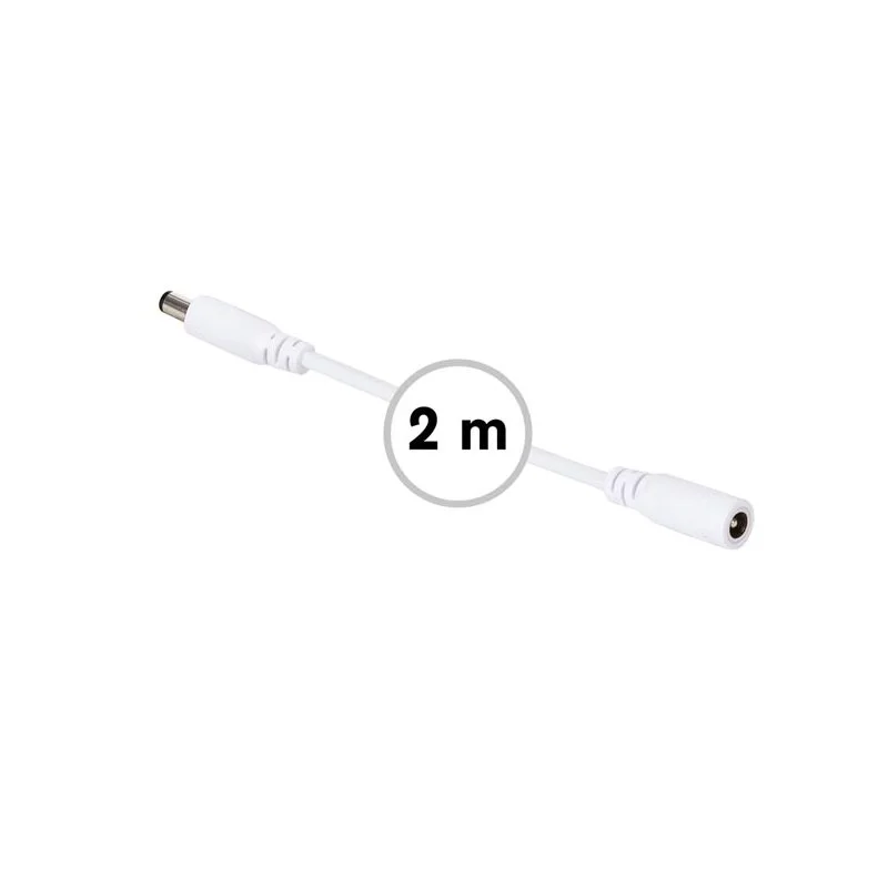 Cable Alargador Cc Con Enchufe Macho-Hembra - 2 M.