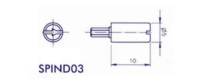 Husillo 5mm (Negro)