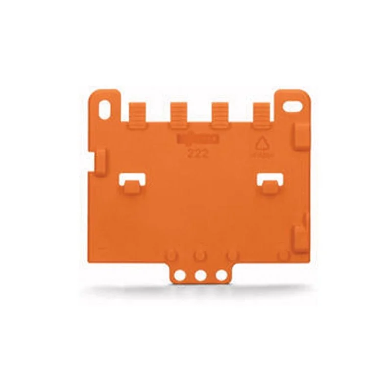 Strain Relief Plate For Snap-On Fixing To Mounting Carrier