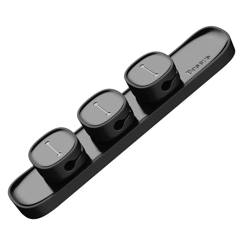 Baseus Peas Magnetick&aacute; Spona Na Kabel - Cern&aacute;