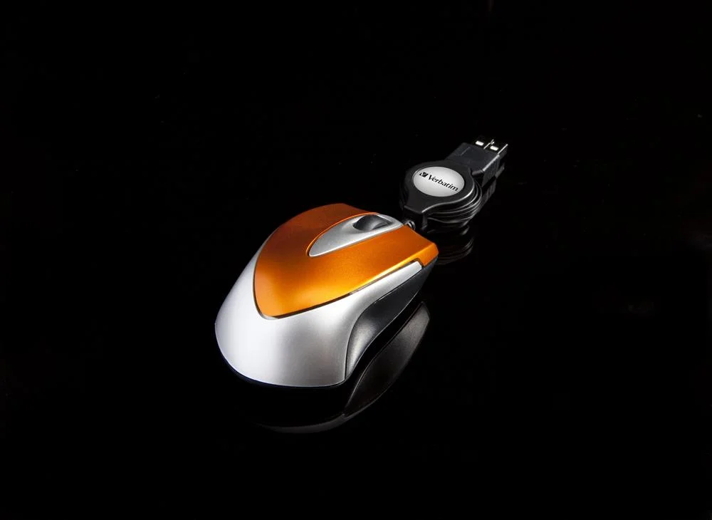 Rato Mini Verbatim Usb - Laranja