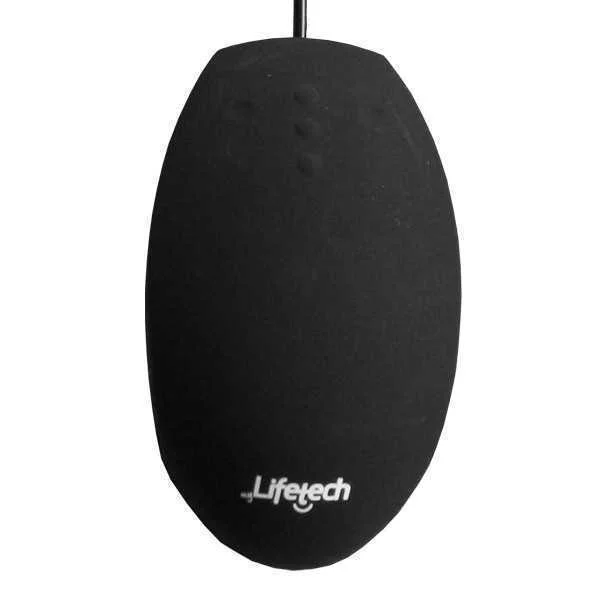 Lifetech Rato Silicone Higienizavel / Lavavel Usb Preto